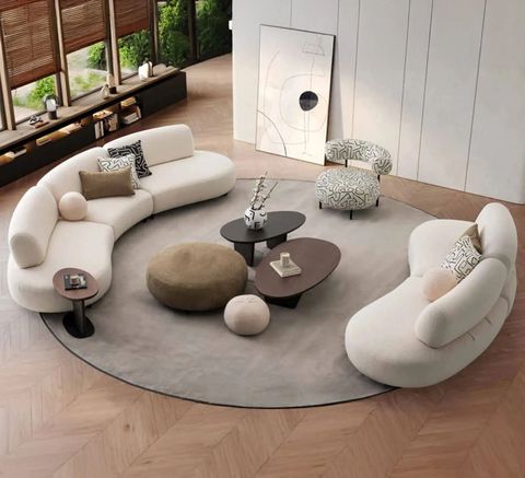 Curved Sofa Basics: Guide, Insights, Tips & Useful Help